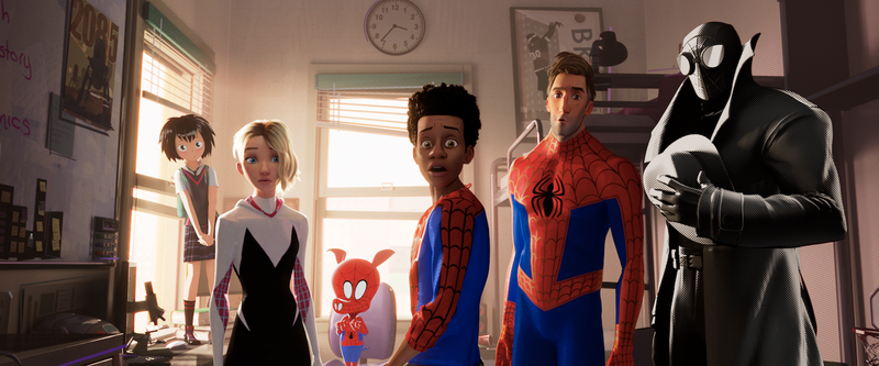 Illustration for article titled Superhero dimensions collide in a funny, gorgeously psychedelic Spider-Man cartoon